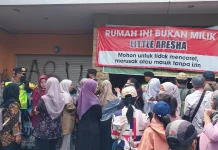 Belasan Tersangka Ikuti Rekonstruksi Kasus Daycare Little Aresha
