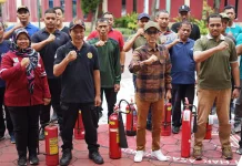 Mitigasi Risiko, Insan Pengayoman DIY Berlatih Padamkan Api