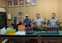 Demi Jaga Kondusivitas, Polres Bantul Sita 113 Botol Miras Ilegal dari 2 Lokasi