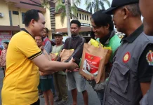 Sambut Hari Bhayangkara, Ratusan Paket Sembako Dibagikan Jajaran Polres Bantul