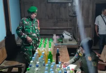 Satpol PP Gunungkidul Amankan Ratusan Botol Minuman Beralkohol