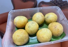 Bola Singkong Isi Cokelat jadi Pilihan Cemilan Favorit