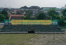 Ratusan Taruna SMKN 3 Yogyakarta Dilantik dan Dibentuk Berkarakter Tangguh