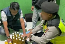Razia Dua Hari, Polres Bantul Sita 53 Botol Miras Ilegal