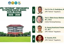 Empat Bakal Calon Rektor UPN Veteran Yogyakarta Lolos Seleksi Administrasi