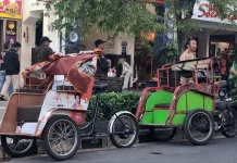 Beralih ke Becak Listrik, Pengemudi Merasakan Operasional Lebih Hemat
