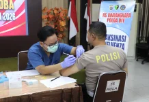 Jaga Kesiapan Bertugas, 236 Personel Polres Bantul Jalani Pemeriksaan Kesehatan