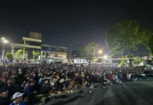 Kalahkan Dinginnya Bediding, Semangat Warga Bakar Final Piala Dunia di RRI