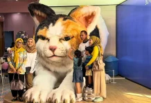 Blue Butter Palagan Hadirkan Kafe Ikon Kucing Raksasa