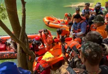Pria Tenggelam di Sungai Oya Akhirnya Ditemukan Tak Bernyawa oleh Tim SAR Gabungan