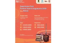 Festival Sastra Yogyakarta 2026 Dibuka, Sayembara Puisi Nasional Kembali Digelar