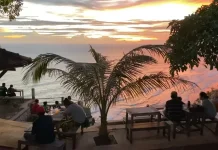Pesona Sunset Bukit Shoka Gunungkidul, Berlatar Parangtritis