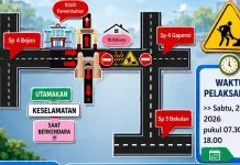 Ada Proyek Irigasi Gempolan, Arus Lalu Lintas di Jalan Wahidin Dialihkan