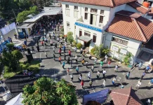 Museum Sandi Gelar Senam Bersama Barahmus DIY Sambut HUT ke-18