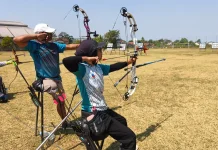 Tuan Rumah, Atlet Para Panahan Menoreh Archery Giripeni Matangkan Latihan Kejurda