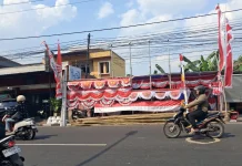 Pasartiban Bendera di Sepanjang Jalan Yogyakarta Mulai Menjamur