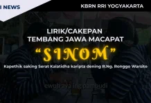 Ini Lirik Tembang Jawa “Sinom" yang Melambangkan Masa Muda