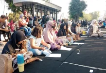 Setu Sinau Aksara Jawa di Benteng Vredeburg Sedot Antusiasme Warga