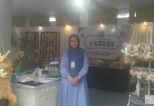 Kerajinan Serabut Kelapa Bantul Laris Manis di Bantul Creative Expo 2026