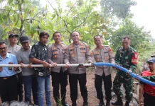 Polres Bantul Salurkan 25.000 Liter Air bagi Warga Terdampak Kekeringan di Dlingo