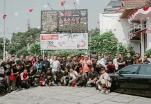 Sebanyak 65 komunitas motor dan mobil dari Yogyakarta dan sekitarnya memeriahkan