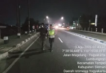 Kurang Konsentrasi, Kecelakaan Tunggal Terjadi di Jalan Magelang KM 18