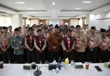 Tempa Disiplin dan Bangun Karakter, Puluhan Pramuka di Sleman Berangkat Jamnas XII