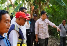 Komisi C DPRD DIY Tinjau Talud Sungai Opak yang Rusak di Piyungan
