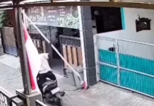 Perusak Tiang Bendera di Bantul Ternyata Pelaku Perusakan Palang KA Gamping