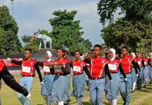 Terimbas Efisiensi, Paskibraka Sleman Gunakan Separuh Formasi