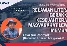 Relawan Literasi DIY Dorong Kesejahteraan Warga Lewat Karya