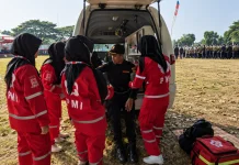 PMI Bantul Kawal Kesehatan Upacara HUT RI ke-81