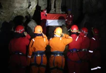 Unik, Upacara HUT ke-81 RI di Kulon Progo digelar dalam Bumi