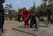 Ziarah ke TMP Kusuma Bangsa, Kapolres Bantul Ajak Warga Teladani Semangat Pahlawan