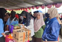 Antusiasme Warga Tinggi, Pasar Murah Guwosari Diserbu Pembeli
