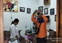 Terdampak Gempa Sesar Opak, Tembok Rumah Warga Umbulharjo Retak Sepanjang 5 Meter