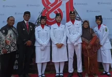 Anggota Paskibra MA Madania Bantul Sukses Menjalankan Tugasnya