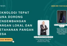 Teknologi Dorong Pengembangan Pangan Lokal dan Ketahanan Pangan Desa