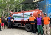 Baznas Sleman Dropping Dua Tangki Bantuan Air Bersih, Sasar 175 KK di Kemirikebo