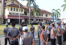 Apel Sabuk Kamtibmas, Polres Bantul Ajak Jaga Warga Perkuat Kolaborasi