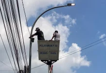 Hindari Lakalantas, Pemkab Sleman Perbaiki Penerangan Jalan Umum