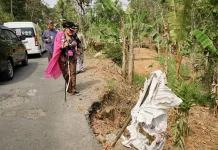 Bupati Gunungkidul Bertekad Percepat Perbaikan Jalan Sepanjang 25 Kilometer