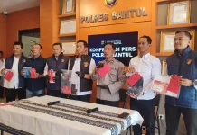 Sepanjang Operasi Curanmor Progo 2026, Polres Bantul Amankan 11 Pelaku dan 4 Motor