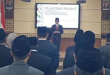 Pelantikan 39 Pejabat Kanwil Depag DIY, Jangan Korbankan Integritas