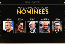 Lima Pelatih Berebut Penghargaan Johan Cruyff Trophy 2026
