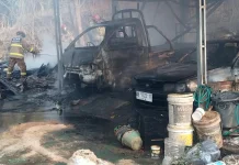 Api Lahap Garasi dan Gudang Kayu di Pleret Bantul, Kerugian Rp80 Juta