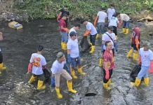 Wujud Nyata Indonesia ASRI! Intip Aksi Ratusan Kader Tidar Bersihkan Sungai Gajahw