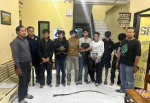 Hendak Tawuran, Tujuh Remaja Bawa Celurit Diamankan di Bantul