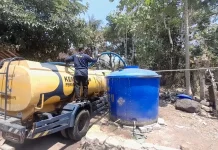 Gandeng BPBPK DIY, BPBD Sleman Kembali Salurkan 10 Ribu Liter Air Bersih di Moyudan