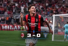 AC Milan Menang Meyakinkan, Tundukkan Lecce Tiga Gol